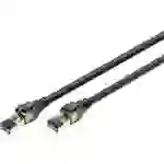 Digitus DK-1843-010 RJ45 Netzwerkkabel, Patchkabel CAT 8.1 S/FTP 1m Schwarz Farbcodiert, Geschirmt, mehrdrähtig, mi Digitus DK-1843-010 RJ45 Netzwerkkabel, Patchkabel CAT 8.1 S/FTP 1m Schwarz Farbcodiert, Geschirmt, mehrdrähtig, mi