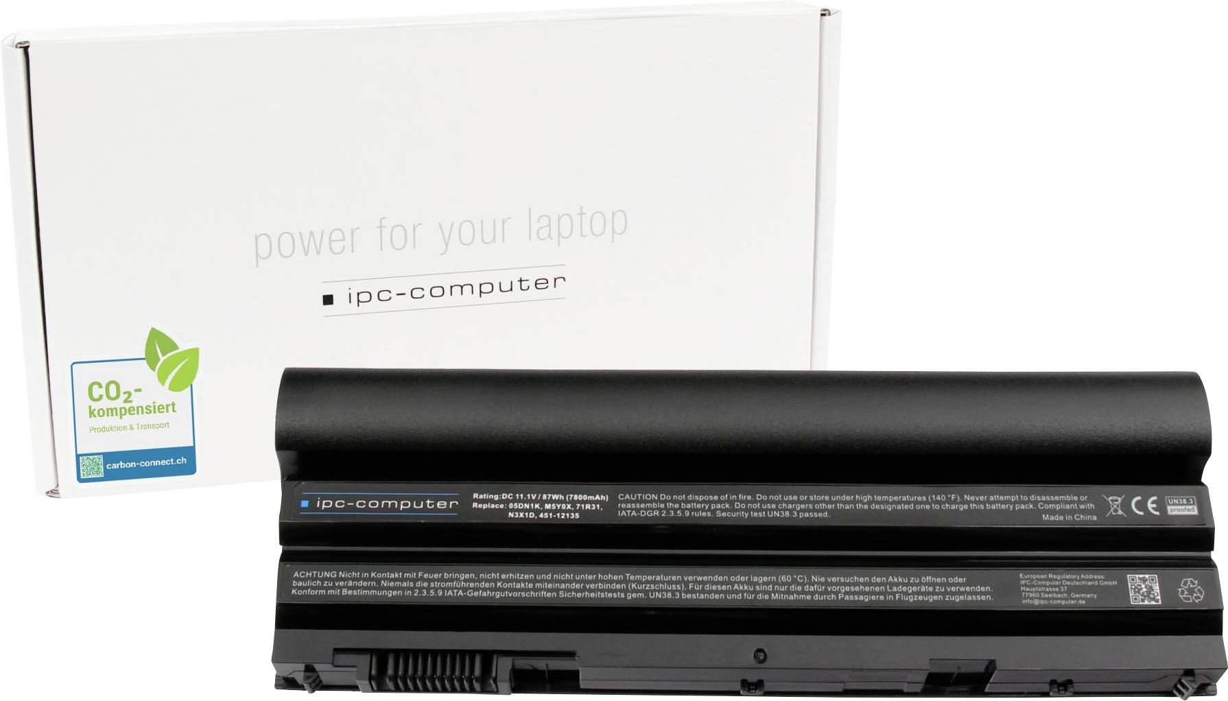 Ipc-computer Notebook-Akku Akku E5420 REPLACE 11.10V 7800 mAh