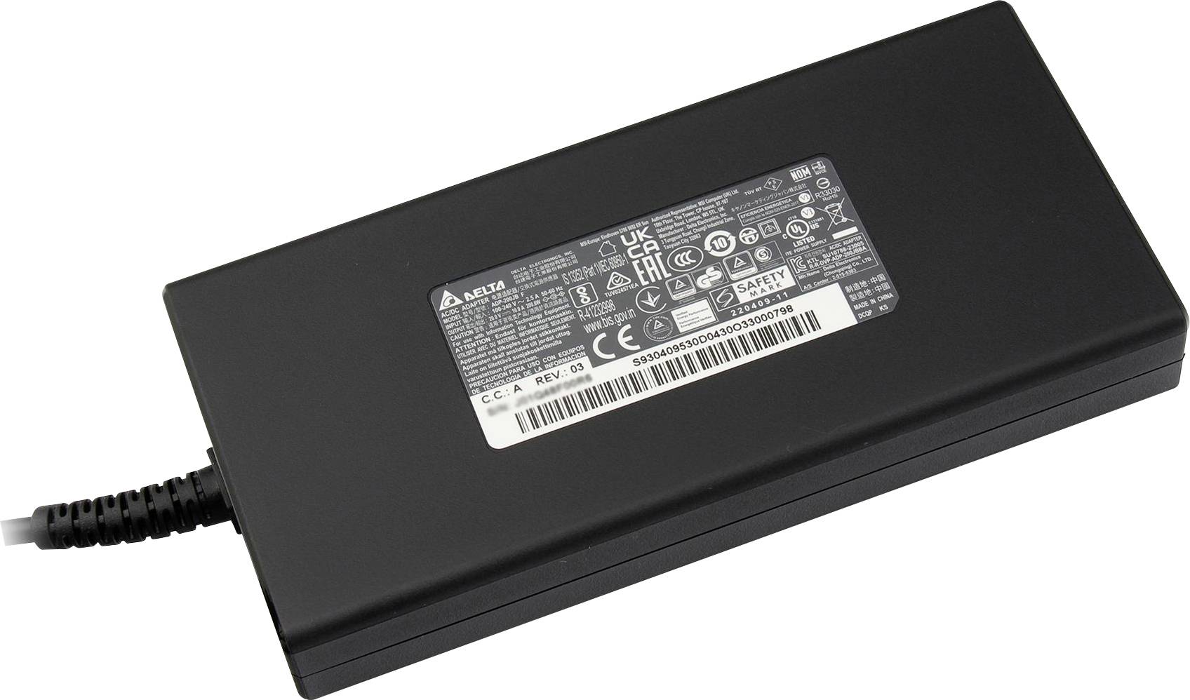 MSI Netzteil S93-0409530-D04 Notebook-Netzteil 200W 20V 10A