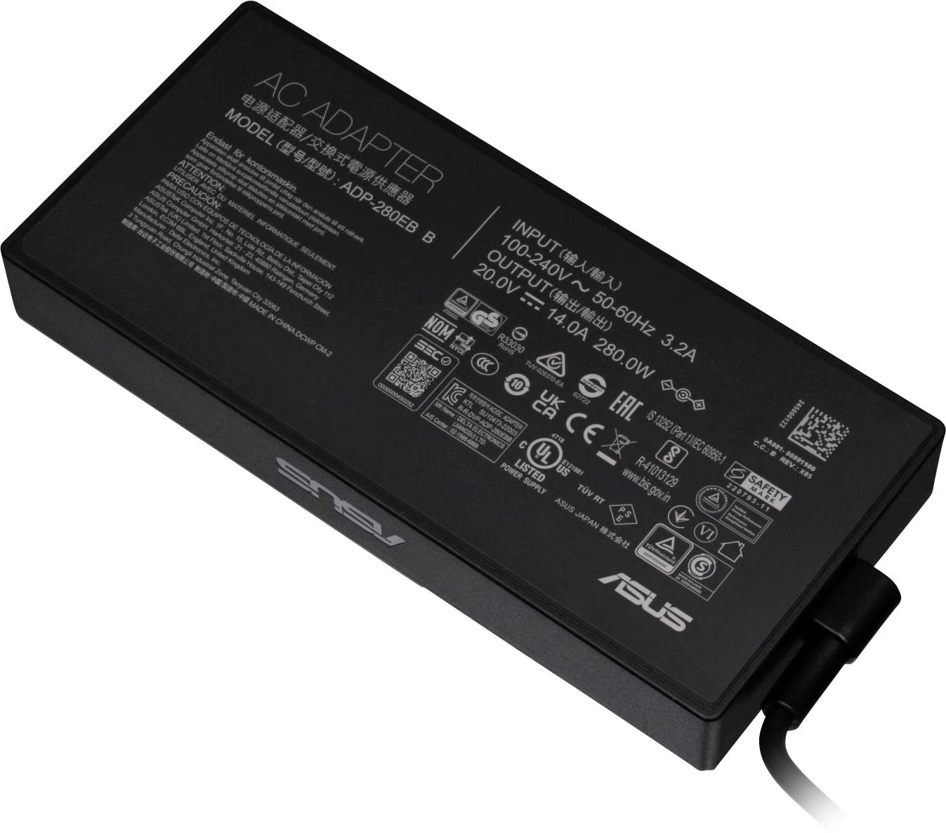 Asus Netzteil 90XB08MN-MPW000 Notebook-Netzteil 280W 20V 14A