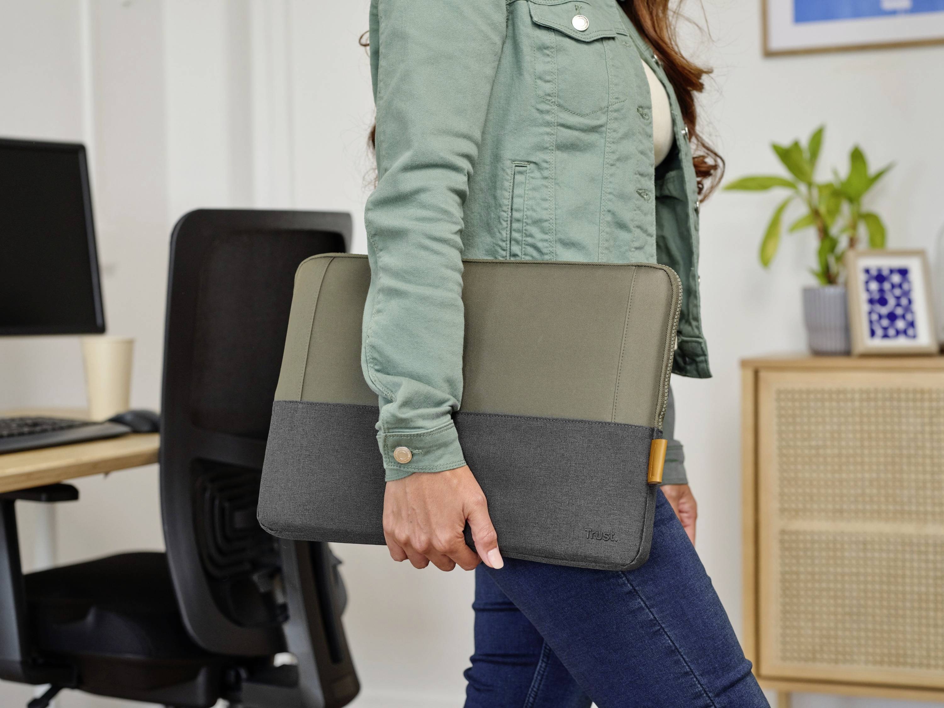 Trust Notebook Hülle LAPTOP SLEEVE - GREEN