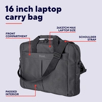 Trust Notebook Tasche Laptop Taschen Passend für maximal: 40,6cm (16") Trust Notebook Tasche Laptop Taschen Passend für maximal: 40,6cm (16")