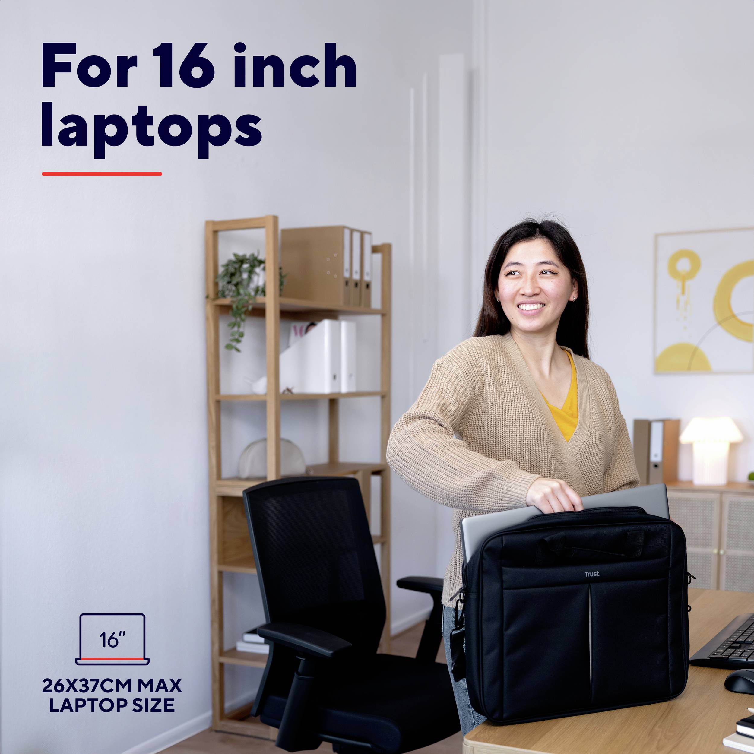 Trust Notebook Tasche Laptop Taschen Passend für maximal: 40,6cm (16")