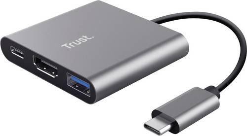 Trust USB-Hubs, Schnittstellen-Verteiler USB-C® (USB 3.2 Gen 2) Multiport Hub