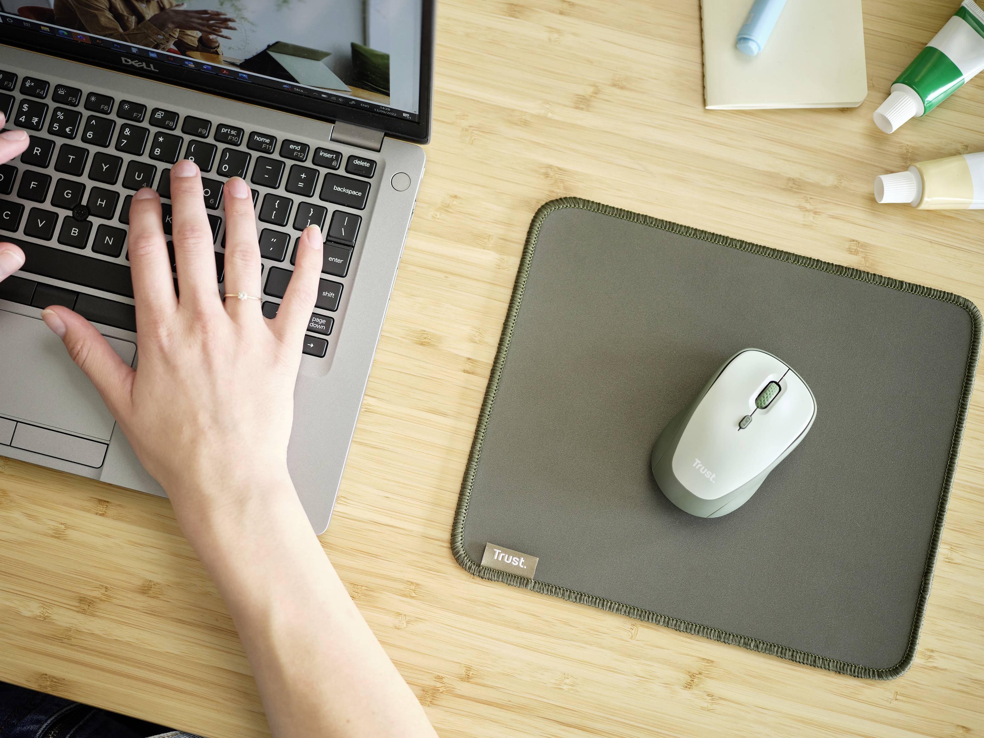 Trust BOYE MOUSE PAD ECO GREEN Mauspad Grün