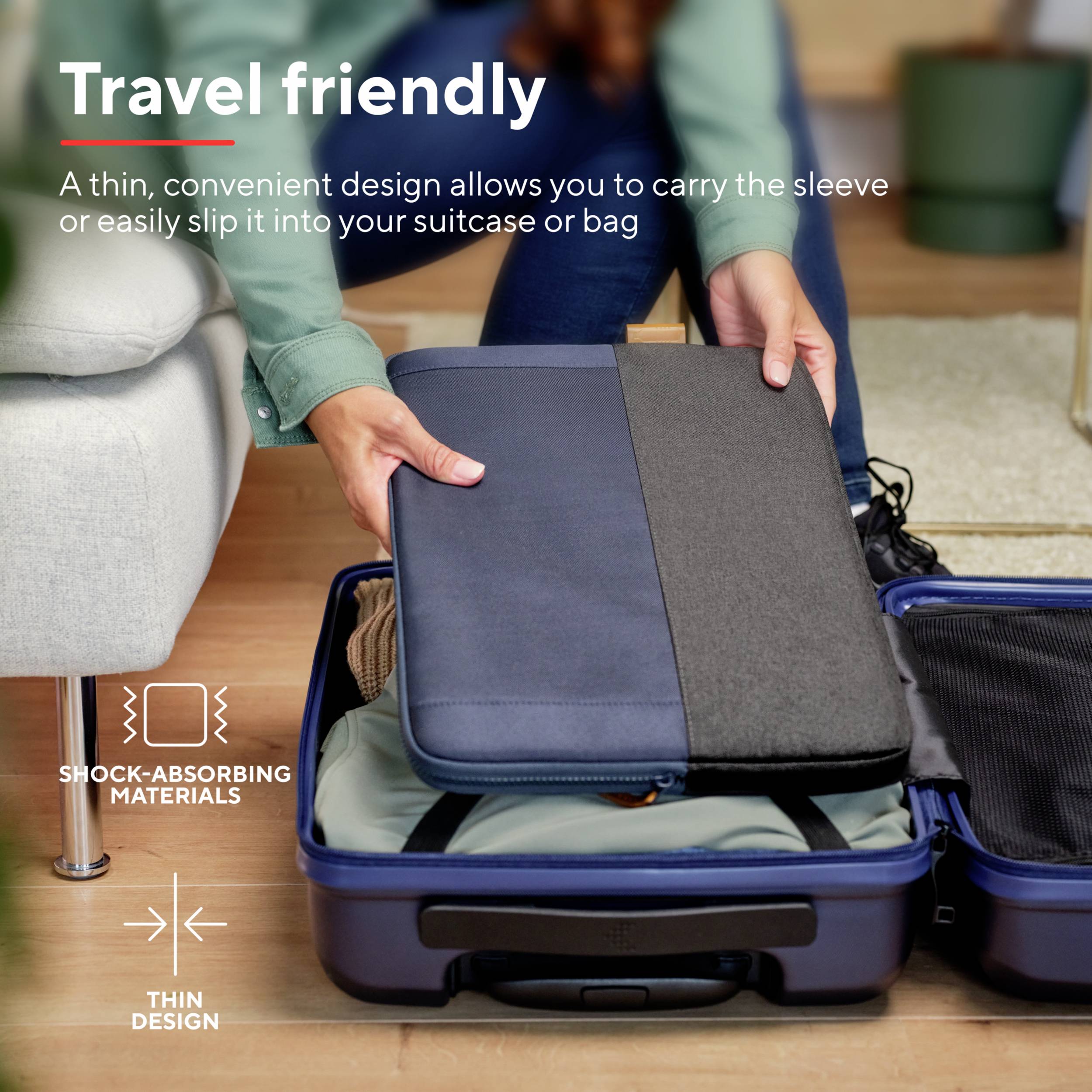 Trust Notebook Hülle LAPTOP SLEEVE Blau