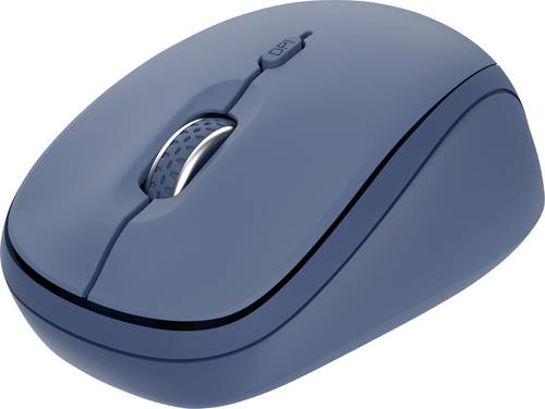 Trust YVI+ MULTI-DEVICE WIRELESS MOUSE BLUE Maus Kabellos, Bluetooth®, USB Blau