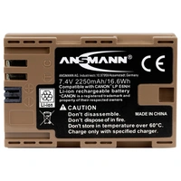 Ansmann Kamera-Akku A-Can LPE6 NH Kamera-Akku ersetzt Original-Akku (Kamera) LP-E6 7.4V 2250 mAh Ansmann Kamera-Akku A-Can LPE6 NH Kamera-Akku ersetzt Original-Akku (Kamera) LP-E6 7.4V 2250 mAh