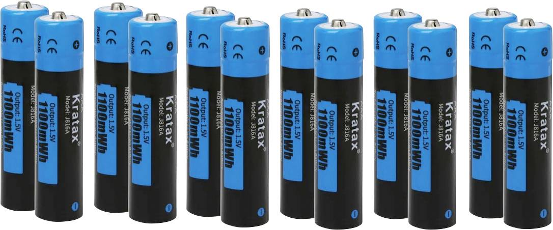 Hixon J816 Micro (AAA)-Akku Li-Ion 750 mAh 1.5V 12St.