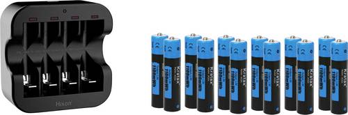 Hixon J816*12+Q022 Charger for cylindrical Li-ion AAA AA cells