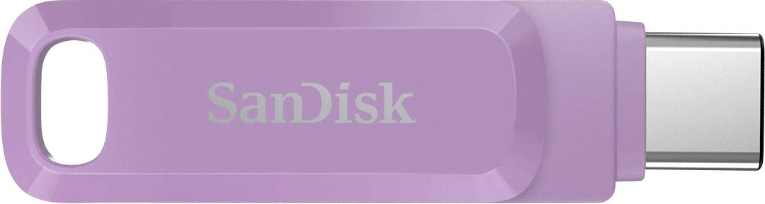 SanDisk Ultra Dual Drive USB-Stick Retail 64GB Lavendel SDDDC3-064G-G46L USB-C® (USB 3.2 Gen 1), USB-A (USB 3.2 Gen 1)
