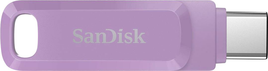SanDisk Ultra Dual Drive USB-Stick Retail 256GB Lavendel SDDDC3-256G-G46L USB-A (USB 3.2 Gen 1), USB-C® (USB 3.2 Gen 1)