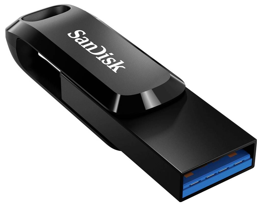 SanDisk Ultra Dual Drive USB-Stick Retail 1TB Schwarz SDDDC3-1T00-G46 USB-A (USB 3.2 Gen 1), USB-C® (USB 3.2 Gen 1)