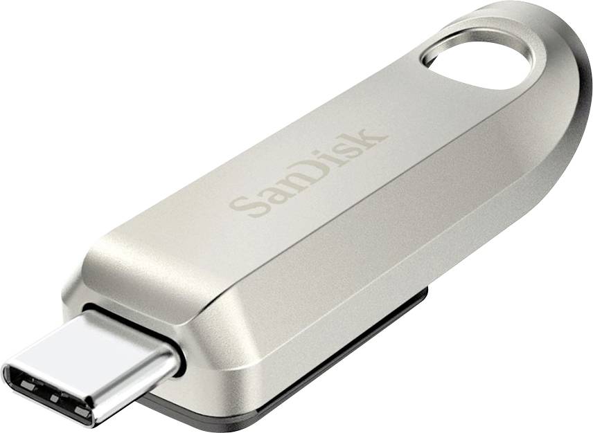 SanDisk Ultra Luxe USB-Stick Retail 32GB Silber SDCZ75-032G-G46 USB-C® (USB 3.2 Gen 1)