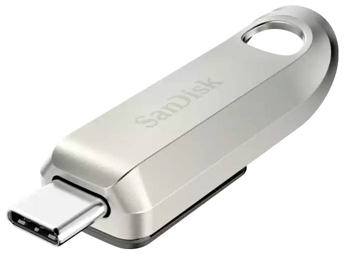 SanDisk Ultra Luxe USB-Stick Retail 512GB Silber SDCZ75-512G-G46 USB-C® (USB 3.2 Gen 1)