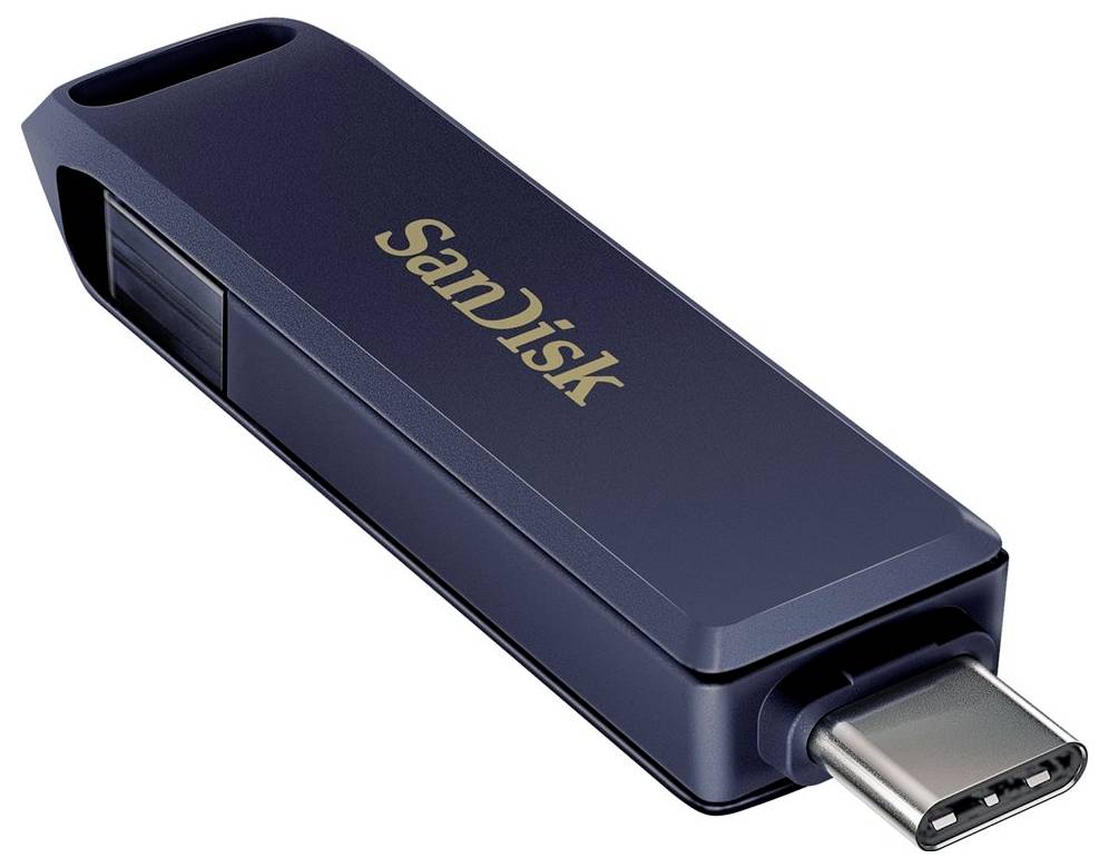 SanDisk Phone Drive USB-Stick Retail 128GB Blau SDIXD0N-128G-GN6NE USB-C® (USB 3.2 Gen 1), Lightning