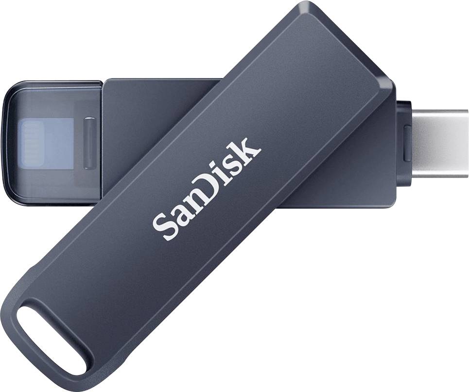 SanDisk Phone Drive USB-Stick Retail 256GB Blau SDIXD0N-256G-GN6NE USB-C® (USB 3.2 Gen 1), Lightning