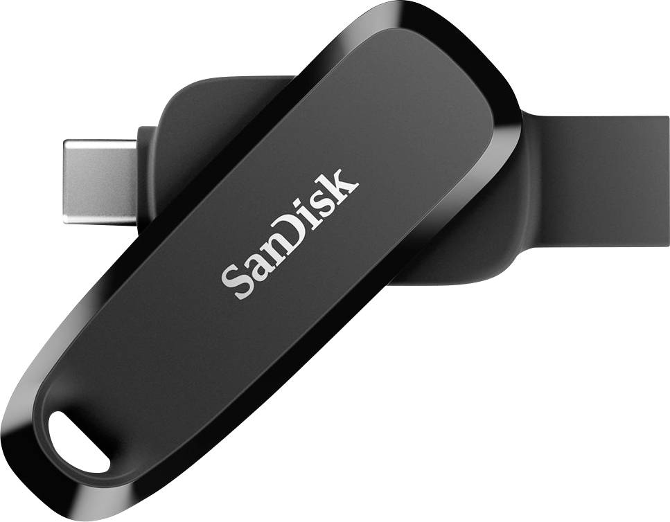 SanDisk Phone Drive USB-Stick Retail 128GB Schwarz SDDDC6-128G-G46 USB-C® (USB 3.2 Gen 1), USB-A (USB 3.2 Gen 1)