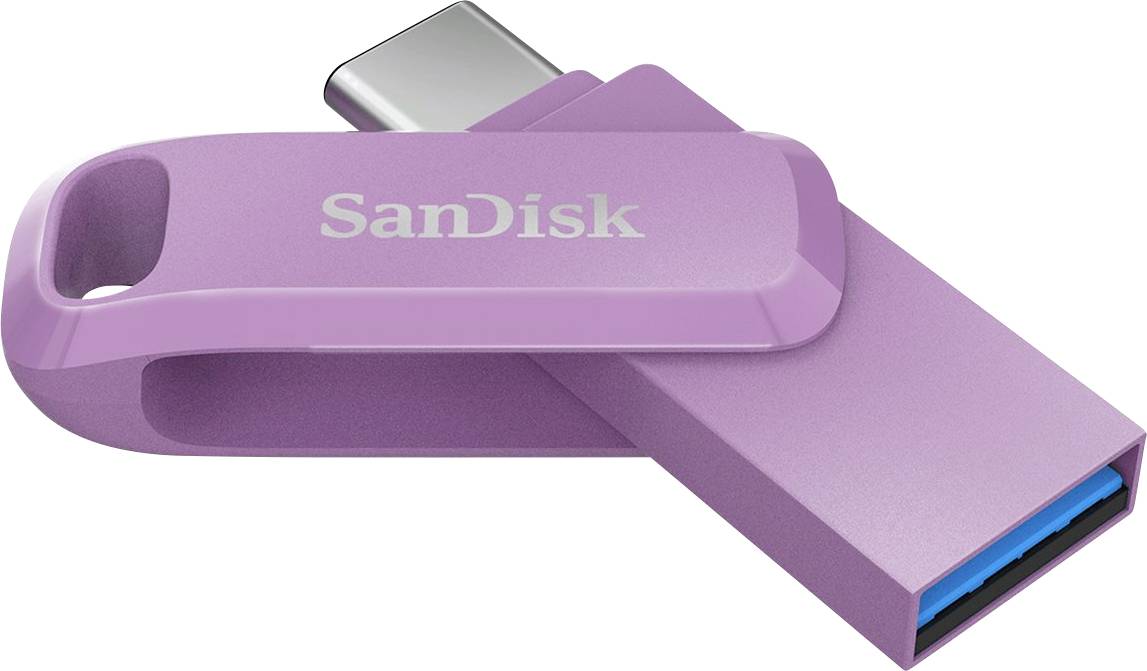 SanDisk Ultra Dual Drive USB-Stick Retail 1TB Lavendel SDDDC3-1T00-G46L USB-A (USB 3.2 Gen 1), USB-C® (USB 3.2 Gen 1)