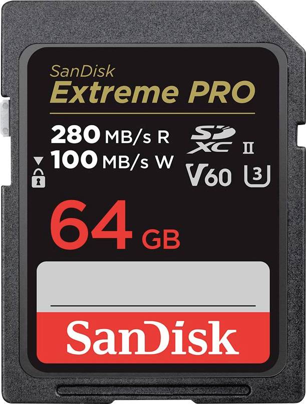 SanDisk Extreme Pro SDXC-Karte Retail 64GB UHS-II