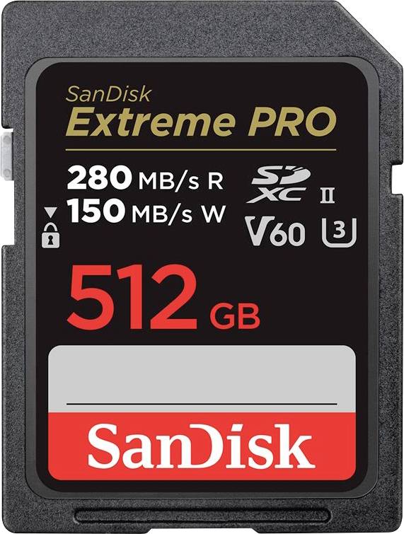 SanDisk Extreme Pro SDXC-Karte Retail 512GB UHS-II