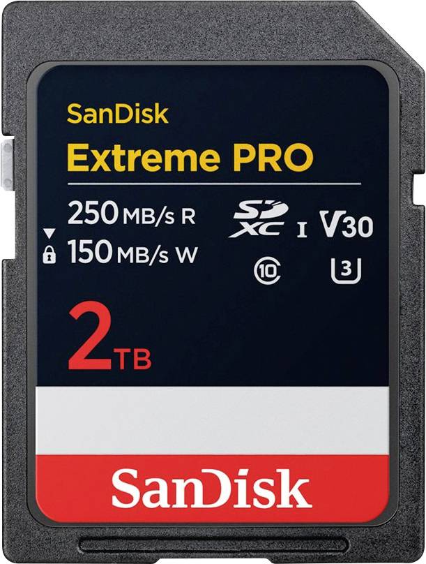 SanDisk Extreme Pro SDXC-Karte Retail 2TB UHS-I