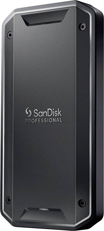 SanDisk 2TB Externe SSD USB-C® (USB 3.2 Gen 2), Thunderbolt 3 Schwarz SDPS31H-002T-GBCND