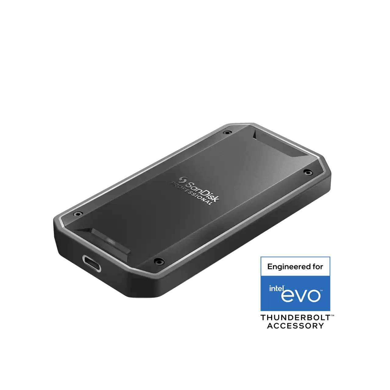 SanDisk 1TB Externe SSD Thunderbolt 3, USB-C® (USB 3.2 Gen 2) Schwarz SDPS31H-001T-GBC1D