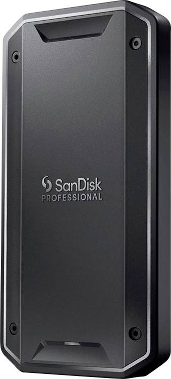 SanDisk 1TB Externe SSD Thunderbolt 3, USB-C® (USB 3.2 Gen 2) Schwarz SDPS31H-001T-GBC1D