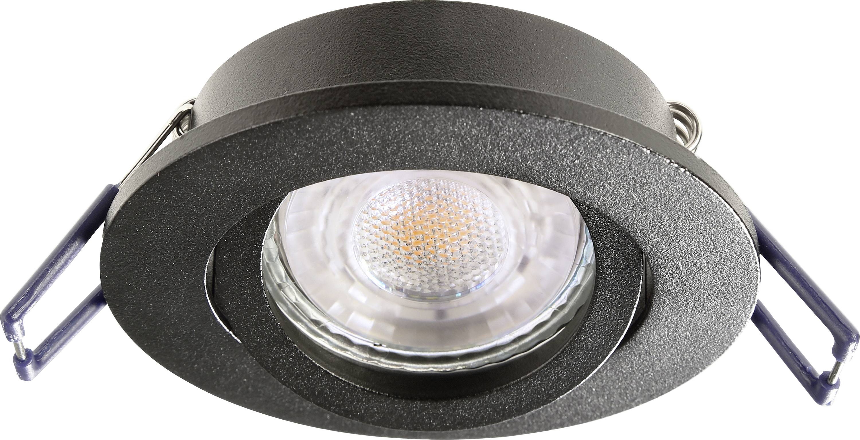 Deko Light Samsola, rund, Schwarz 110043 Deckenstrahler Schwarz (matt)