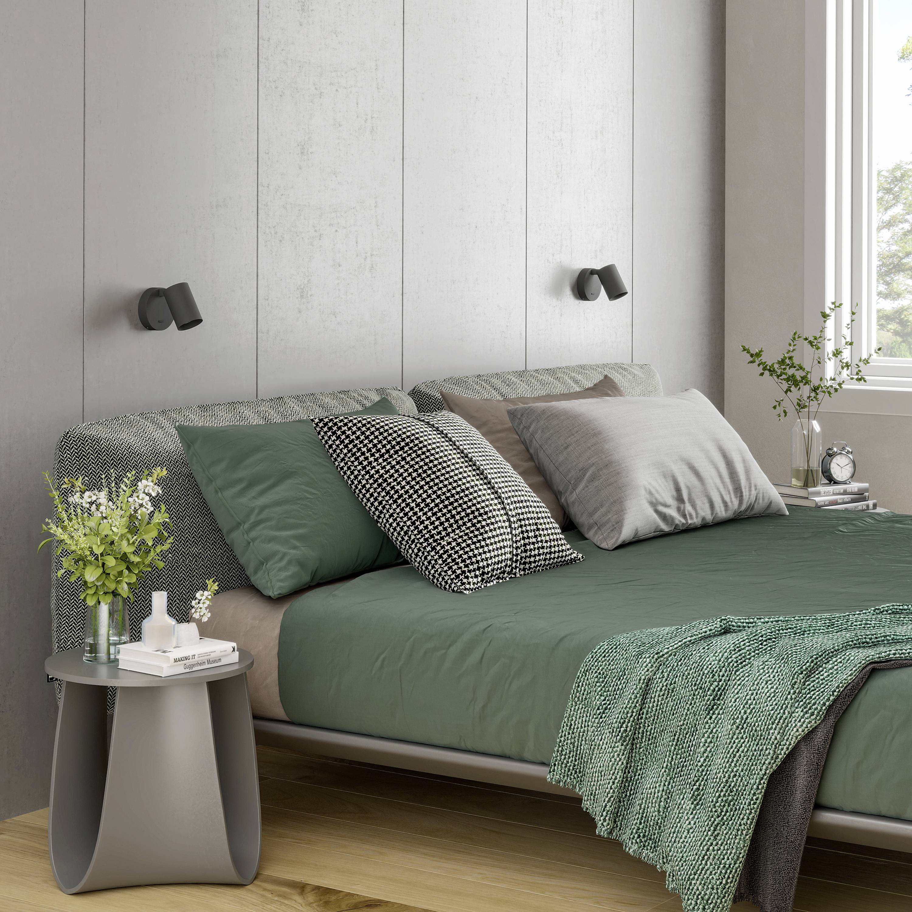 Deko Light Can Tilt rund, 1x 7,5W GU10, Schwarz 341334 Wandaufbauleuchte GU10 7.5W Schwarz