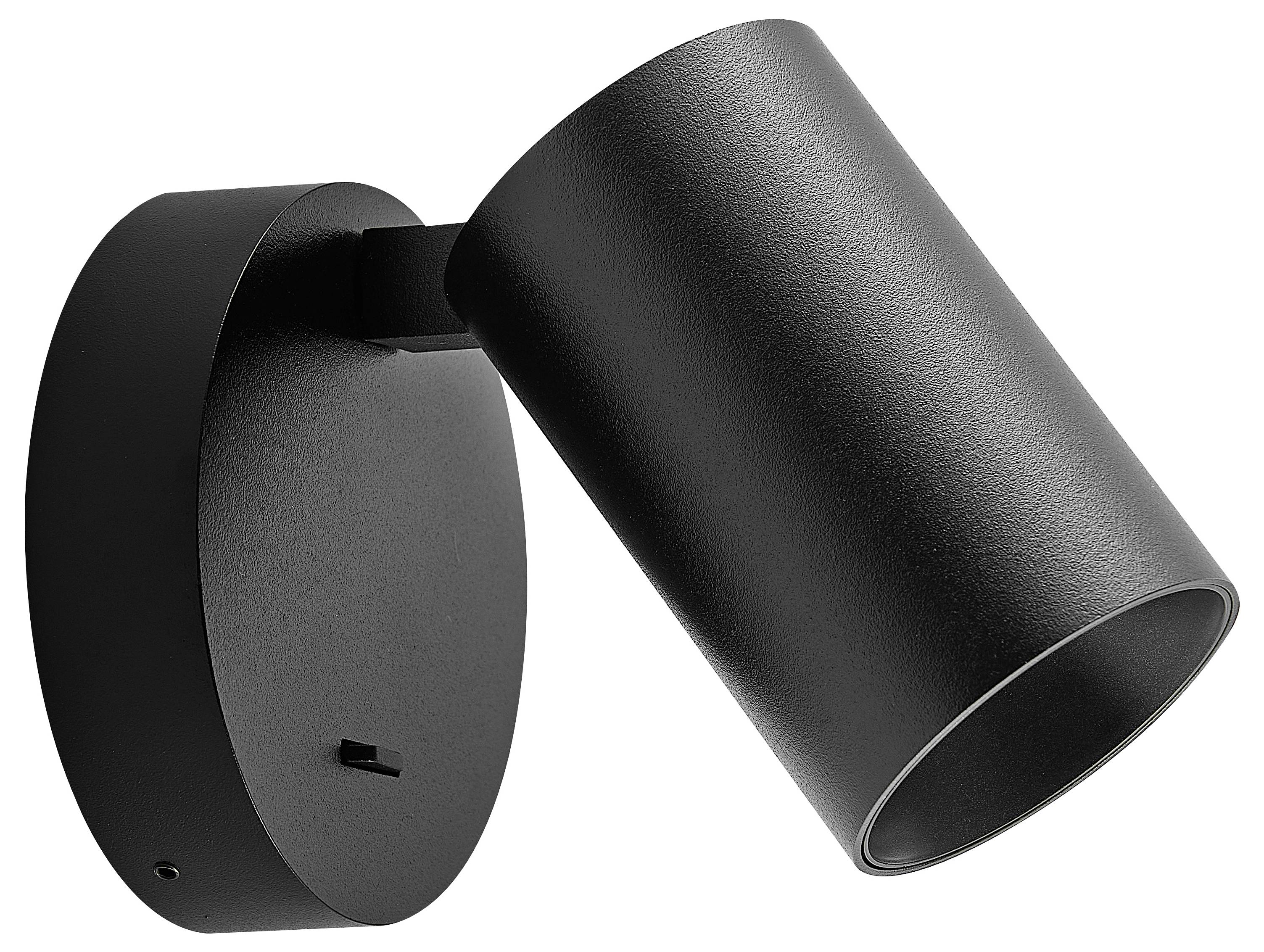 Deko Light Can Tilt rund, 1x 7,5W GU10, Schwarz 341334 Wandaufbauleuchte GU10 7.5W Schwarz