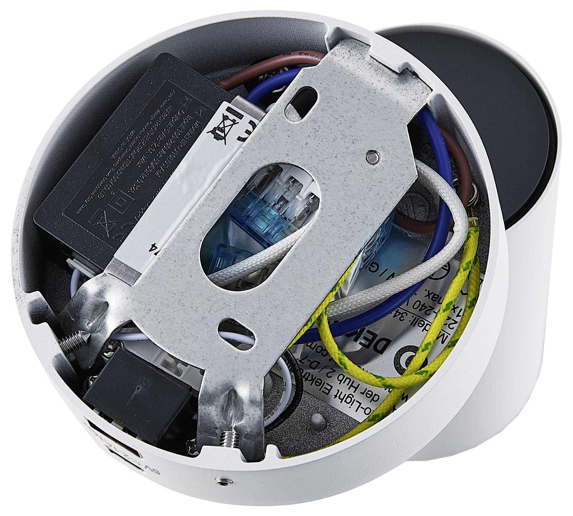 Deko Light Can Tilt rund USB, 1x 7,5W GU10, Weiß 341335 Wandaufbauleuchte GU10 7.5W Weiß