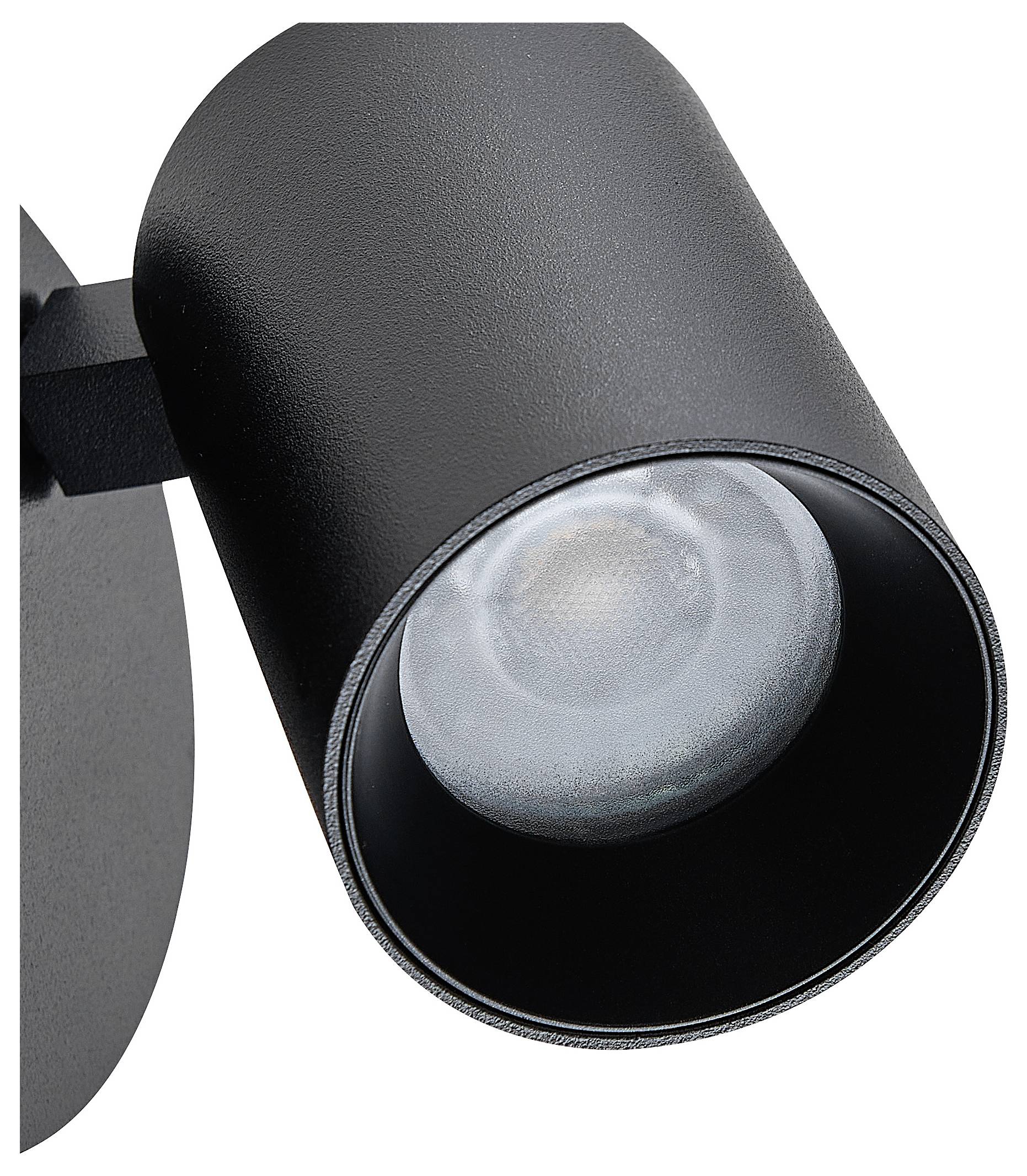 Deko Light Can Tilt rund USB, 1x 7,5W GU10, Schwarz 341336 Wandaufbauleuchte GU10 7.5W Schwarz