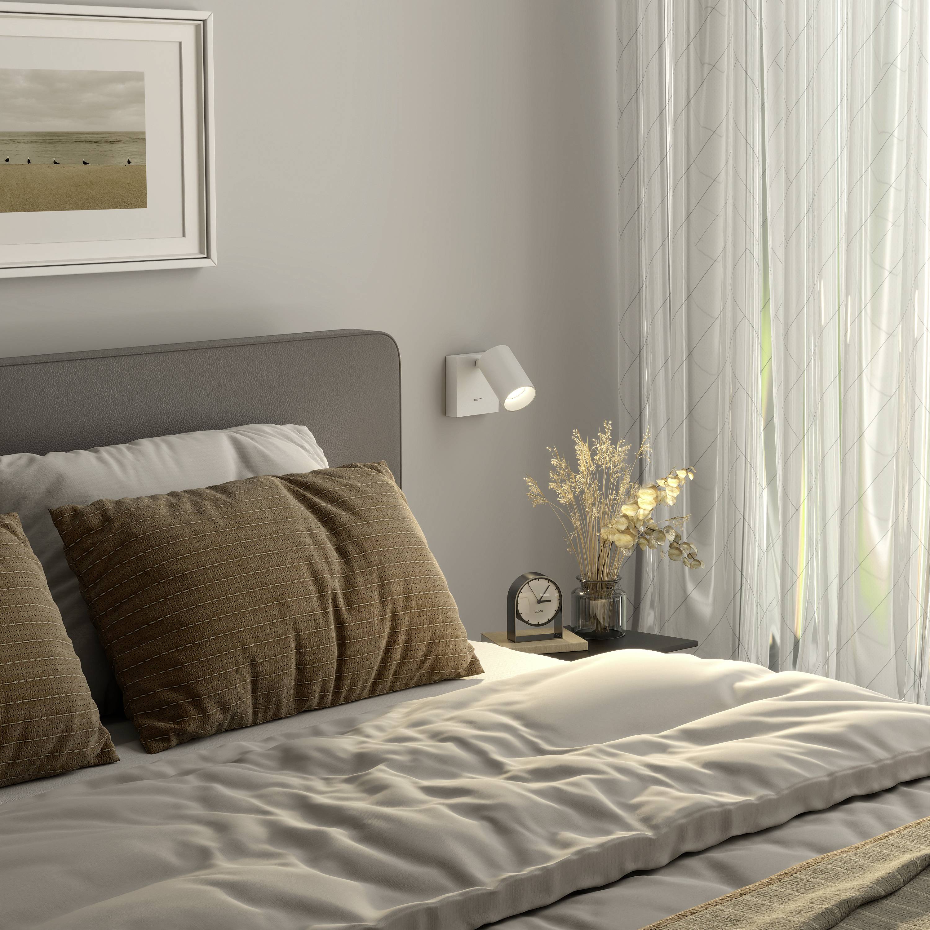 Deko Light Can Tilt eckig, 1x 7,5W GU10, Weiß 341337 Wandaufbauleuchte GU10 7.5W Weiß