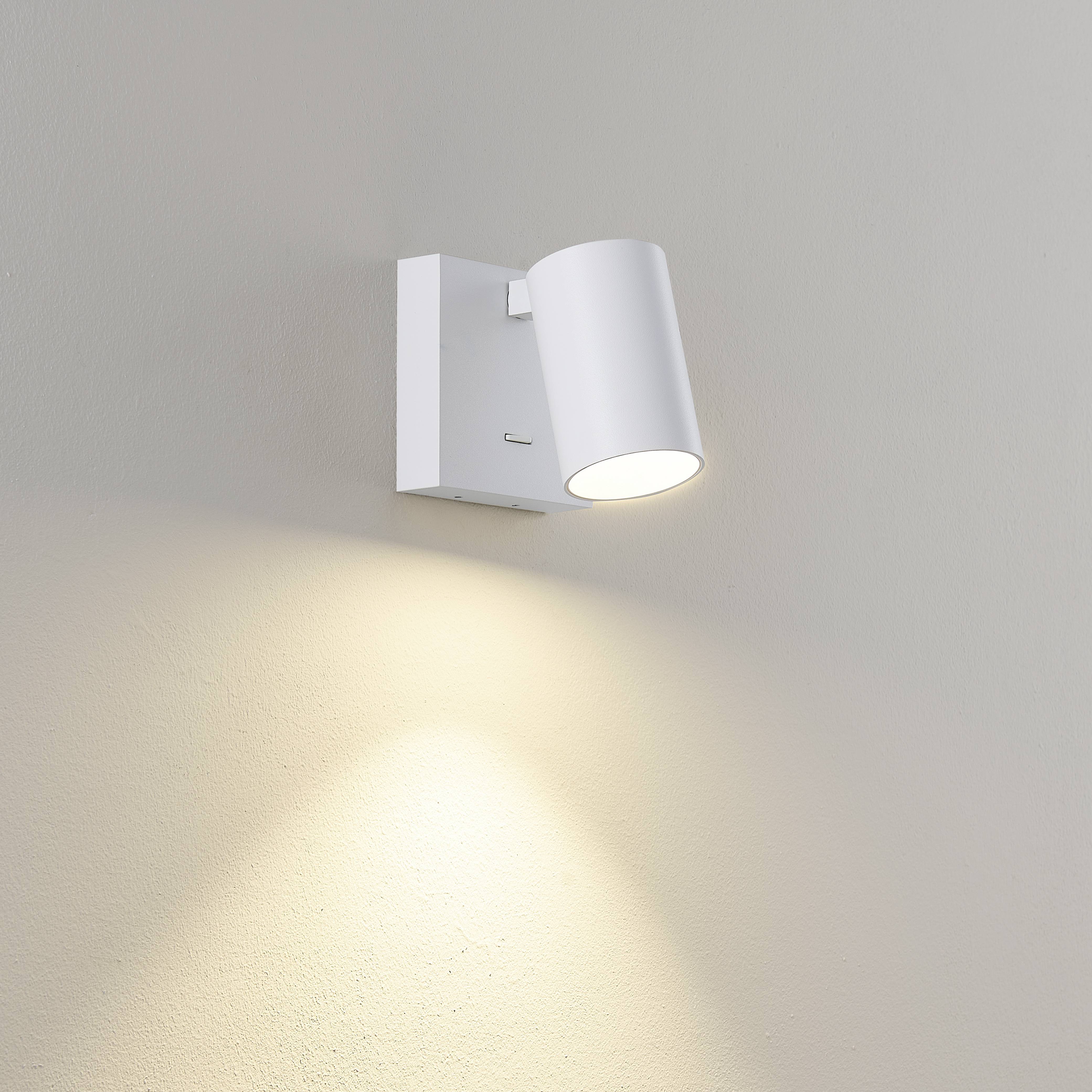 Deko Light Can Tilt eckig, 1x 7,5W GU10, Weiß 341337 Wandaufbauleuchte GU10 7.5W Weiß
