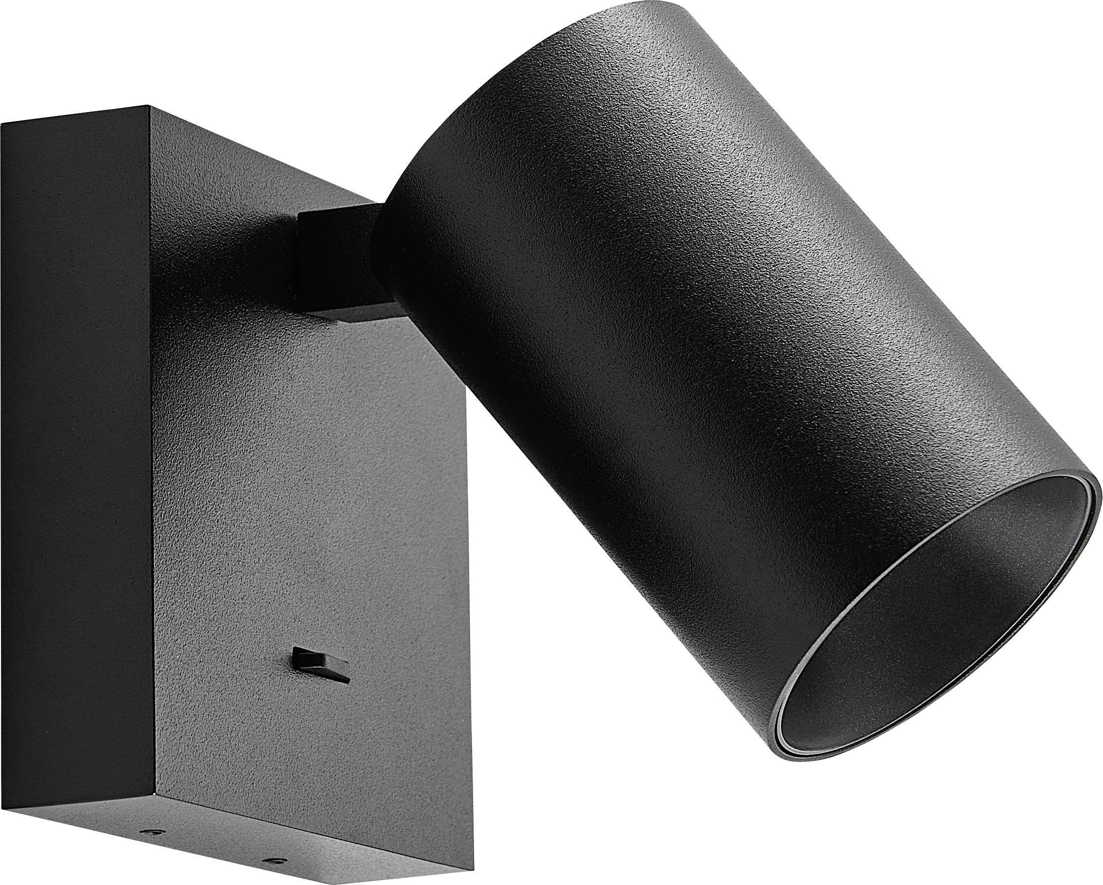 Deko Light Can Tilt eckig, 1x 7,5W GU10, Schwarz 341338 Wandaufbauleuchte GU10 7.5W Schwarz