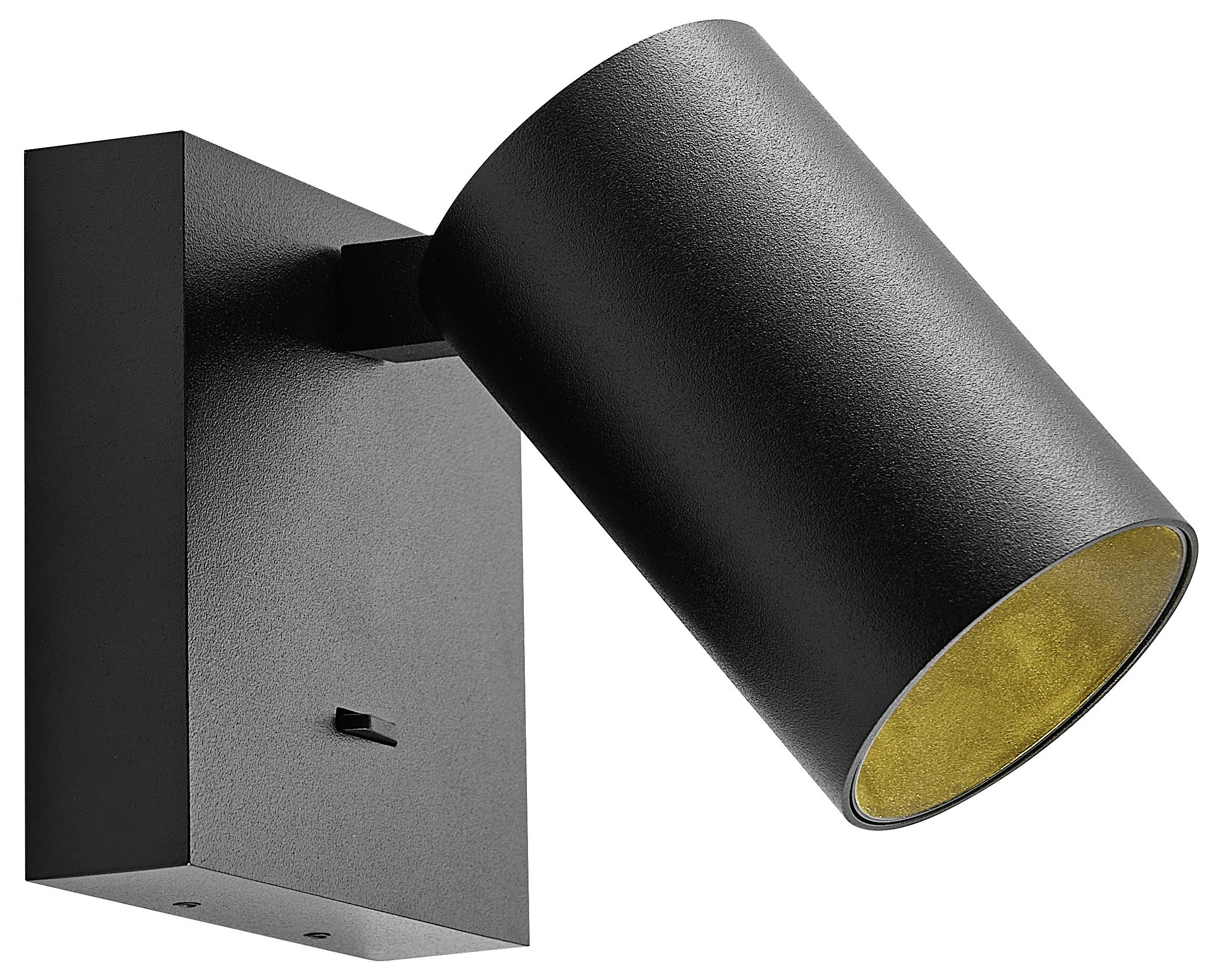 Deko Light Can Tilt eckig, 1x 7,5W GU10, Schwarz 341338 Wandaufbauleuchte GU10 7.5W Schwarz