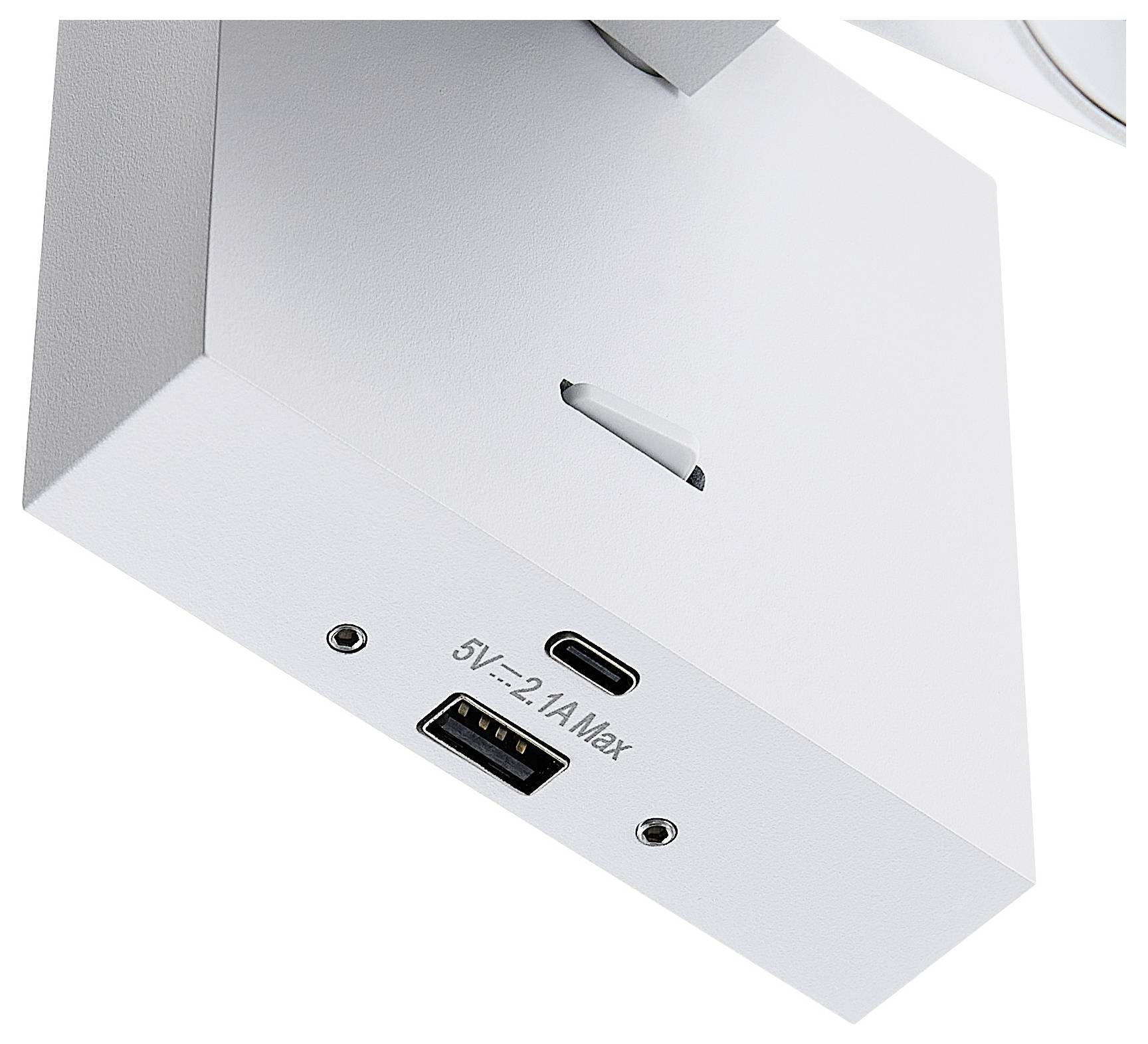 Deko Light Can Tilt eckig USB, 1x 7,5W GU10, Weiß 341339 Wandaufbauleuchte GU10 7.5W Weiß