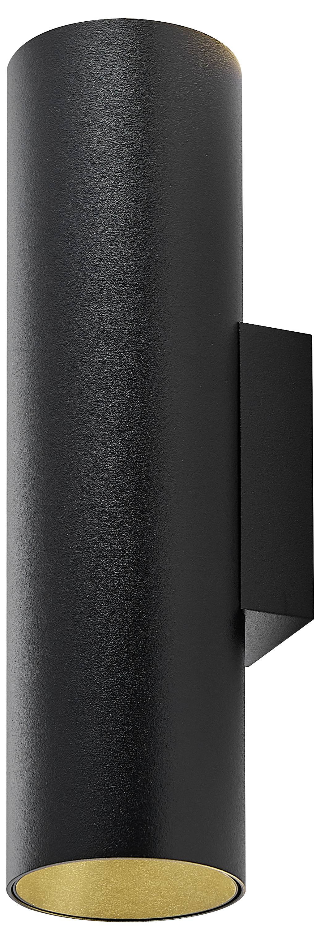 Deko Light Can IP20 up & down, 2x 7,5W GU10, Schwarz 341344 Wandaufbauleuchte GU10 7.5W Schwarz