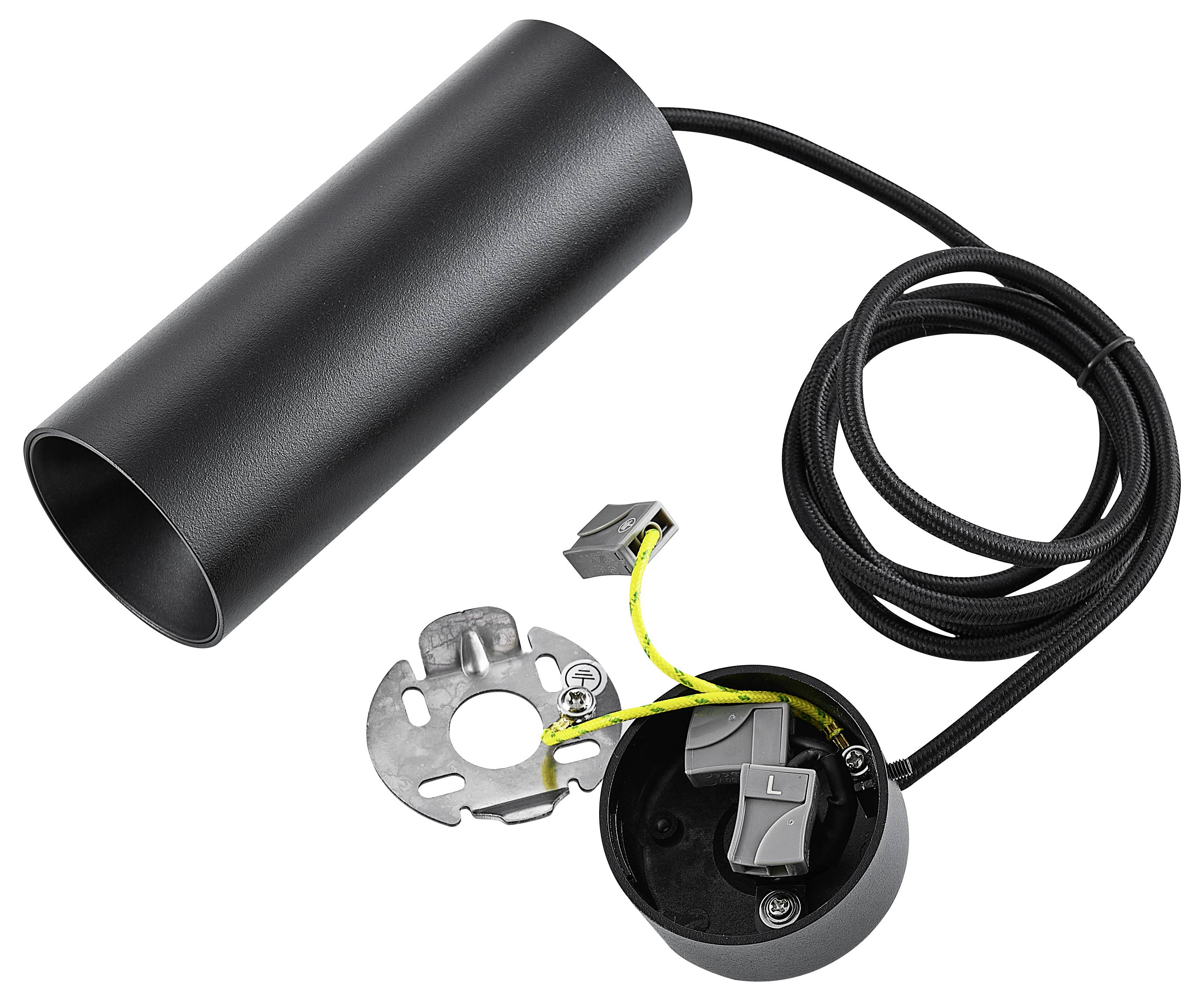 Deko Light Can 150, 1x 7,5W GU10, Schwarz 342255 Pendelleuchte GU10 7.5W Schwarz