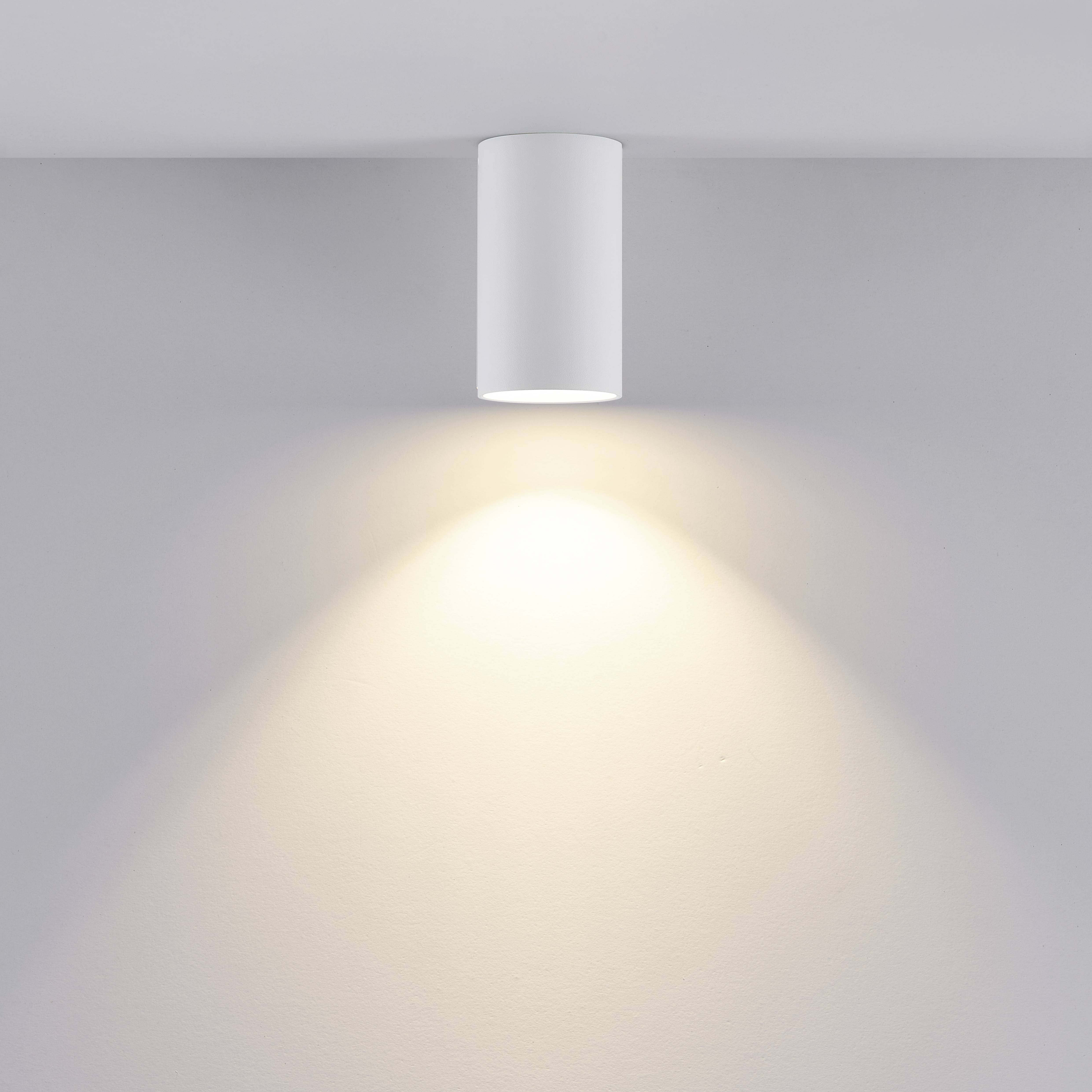 Deko Light 348241 Can IP20, 1x 7,5W GU10, Weiß Deckenaufbauleuchte GU10 7.5W Weiß