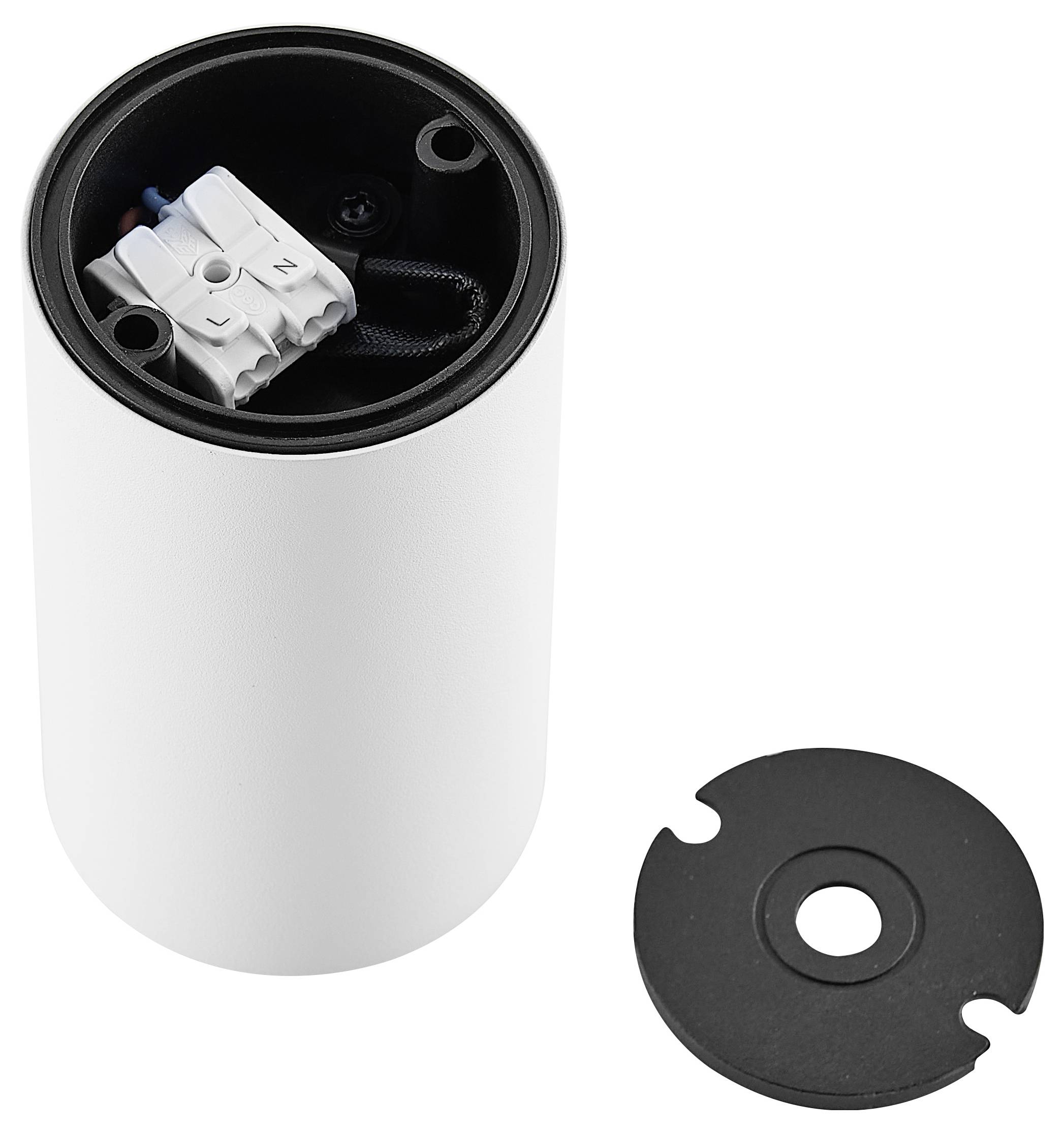 Deko Light 348241 Can IP20, 1x 7,5W GU10, Weiß Deckenaufbauleuchte GU10 7.5W Weiß