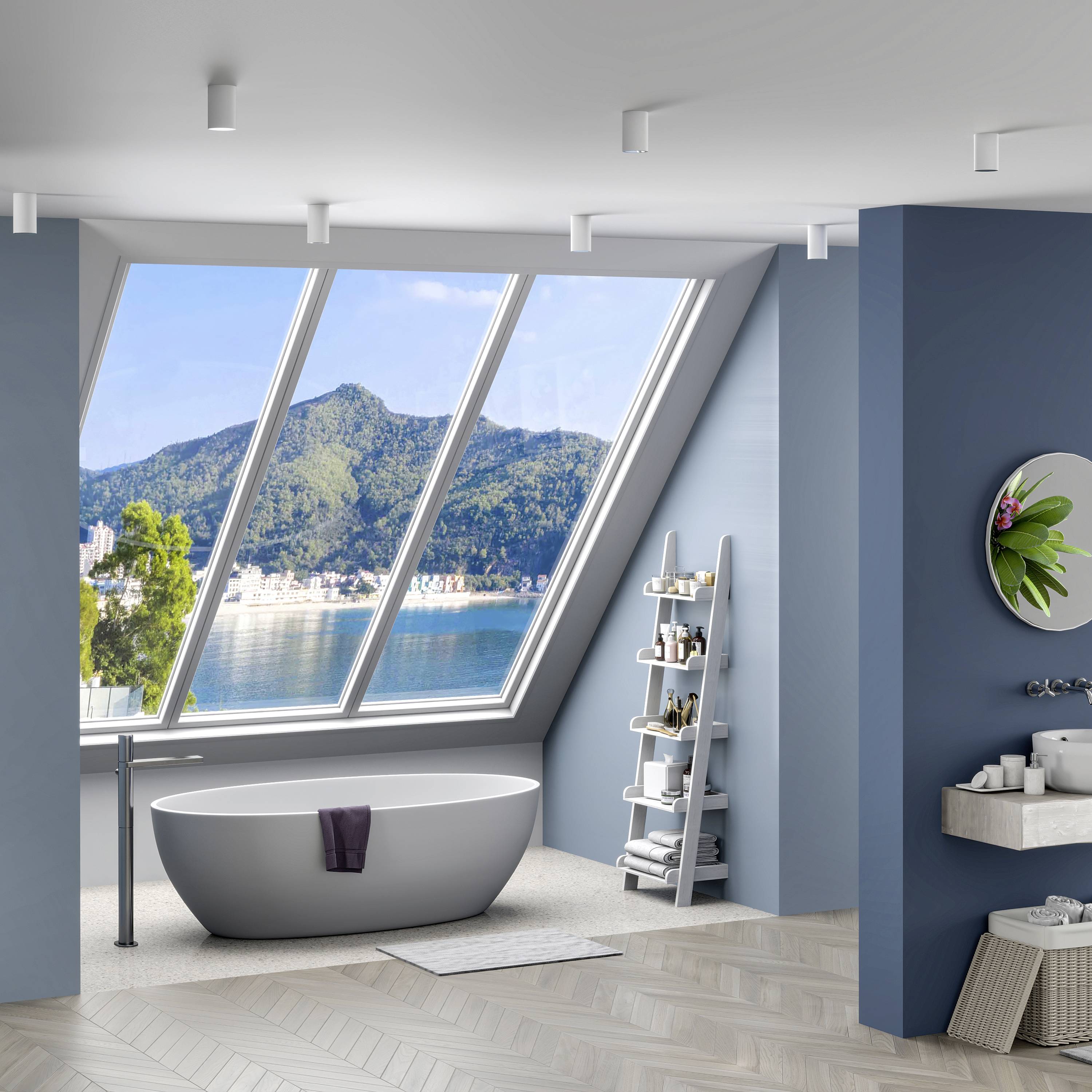 Deko Light 348243 Can IP44, 1x 7,5W GU10, Weiß Deckenaufbauleuchte GU10 7.5W Weiß