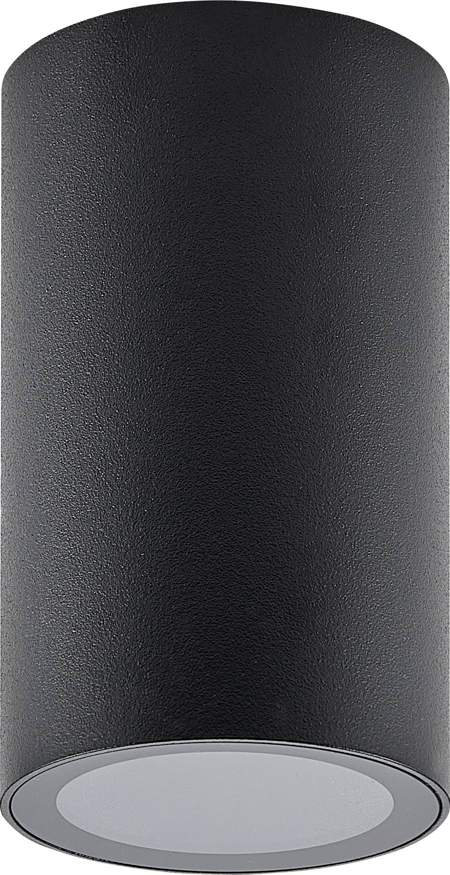 Deko Light 348244 Can IP44, 1x 7,5W GU10, Schwarz Deckenaufbauleuchte GU10 7.5W Schwarz