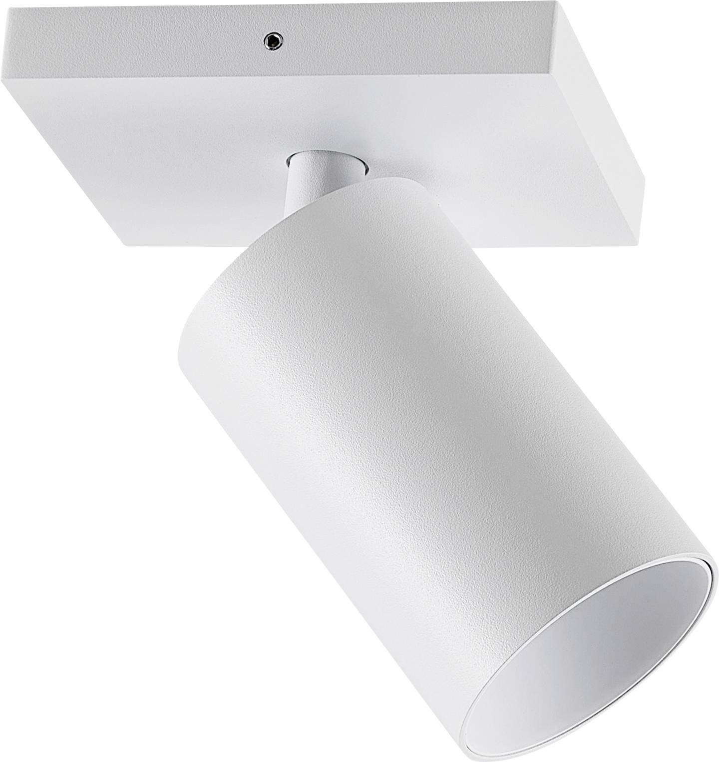 Deko Light 348245 Can Tilt eckig, 1x 7,5W GU10, Weiß Deckenaufbauleuchte GU10 7.5W Weiß