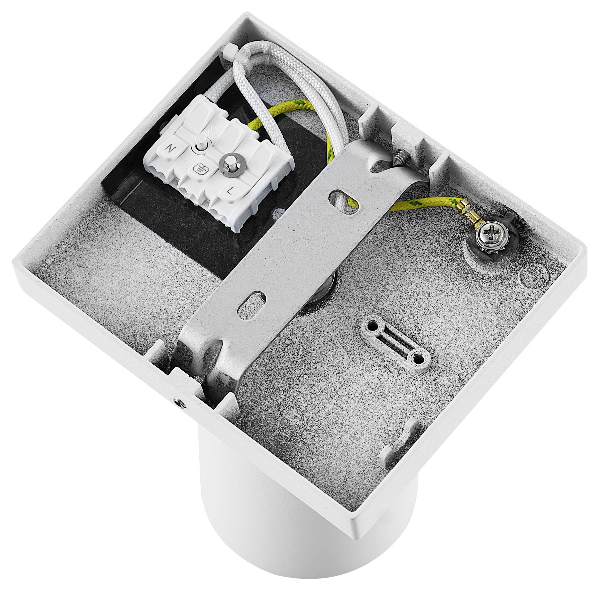 Deko Light 348245 Can Tilt eckig, 1x 7,5W GU10, Weiß Deckenaufbauleuchte GU10 7.5W Weiß