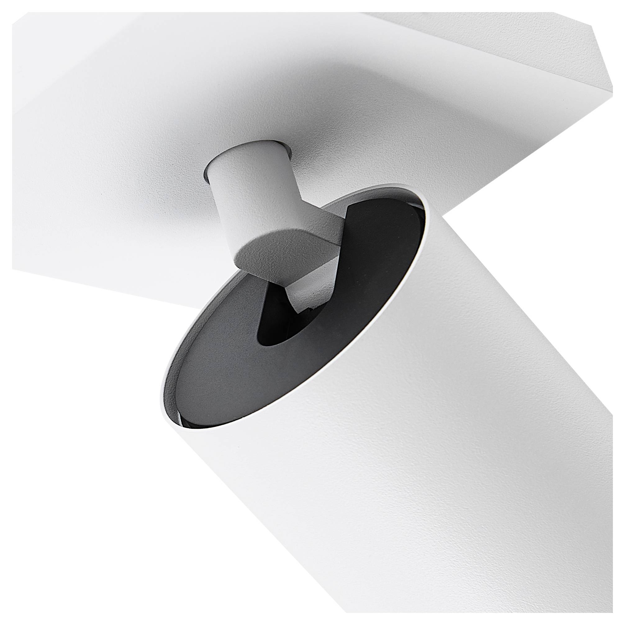 Deko Light 348245 Can Tilt eckig, 1x 7,5W GU10, Weiß Deckenaufbauleuchte GU10 7.5W Weiß