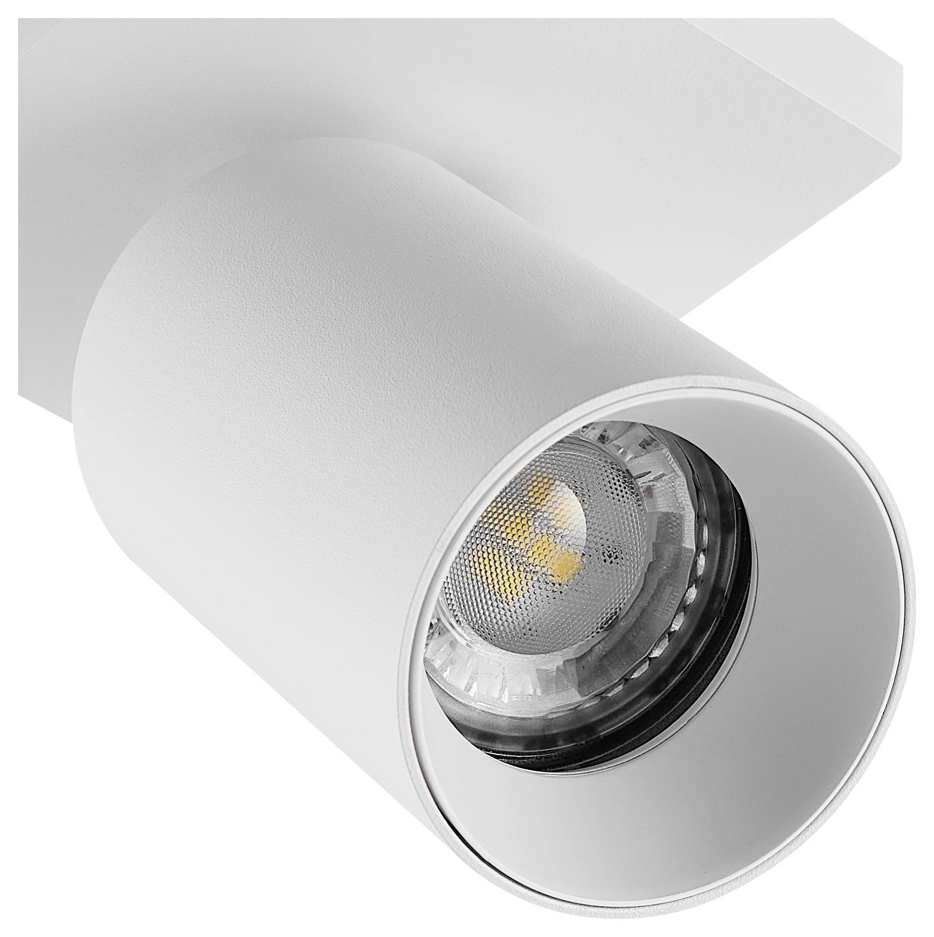 Deko Light 348245 Can Tilt eckig, 1x 7,5W GU10, Weiß Deckenaufbauleuchte GU10 7.5W Weiß