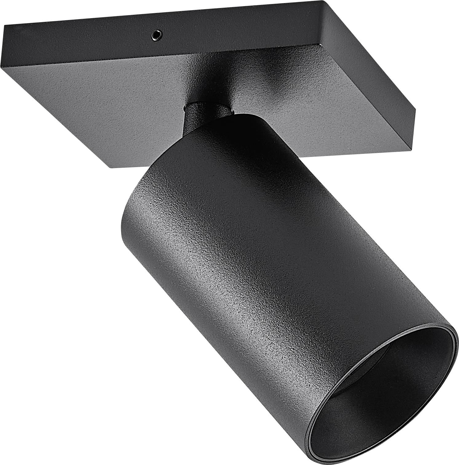 Deko Light 348246 Can Tilt eckig, 1x 7,5W GU10, Schwarz Deckenaufbauleuchte GU10 7.5W Schwarz